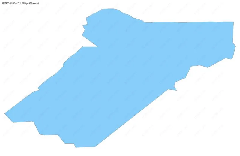 兵团一二七团边界地图