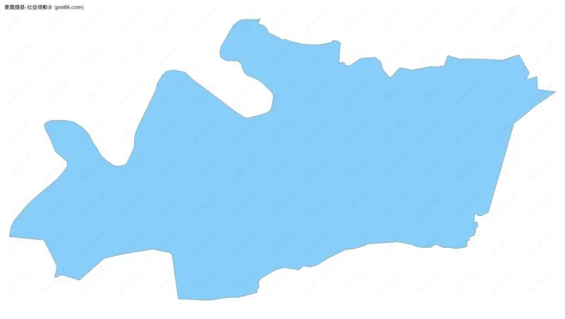 吐曼塔勒乡边界地图