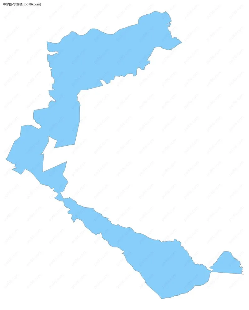 宁安镇边界地图