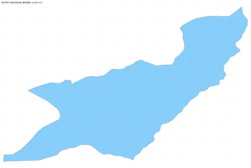 提孜那甫乡边界地图