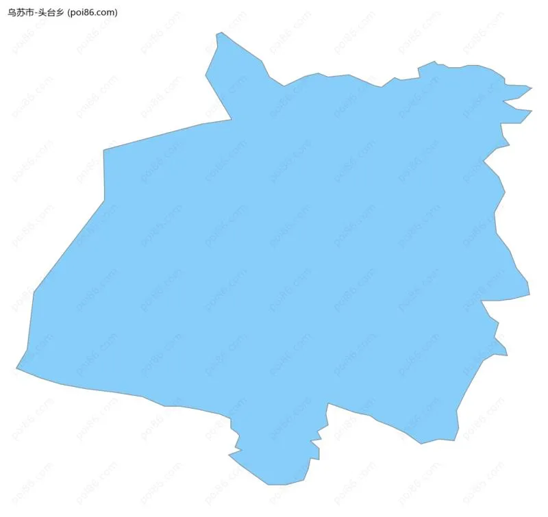 头台乡边界地图