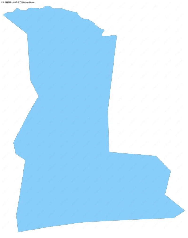 查干库勒乡边界地图