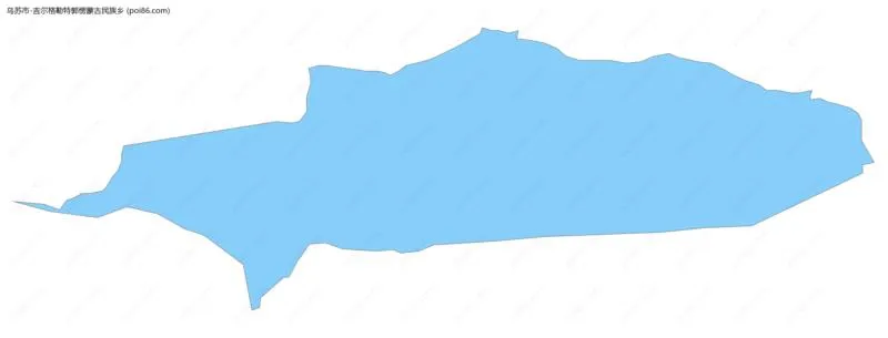 吉尔格勒特郭愣蒙古民族乡边界地图