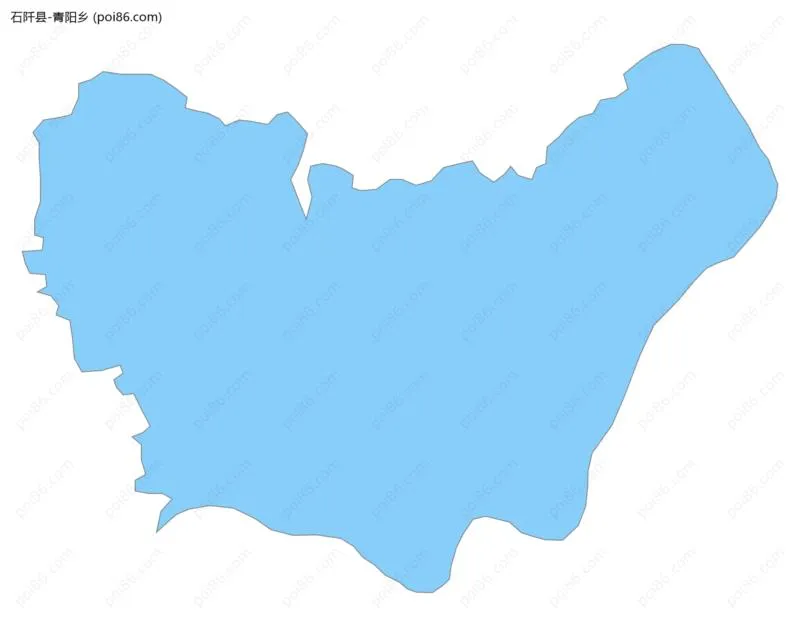 青阳乡边界地图