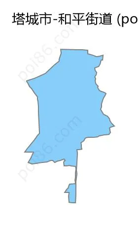 和平街道边界地图