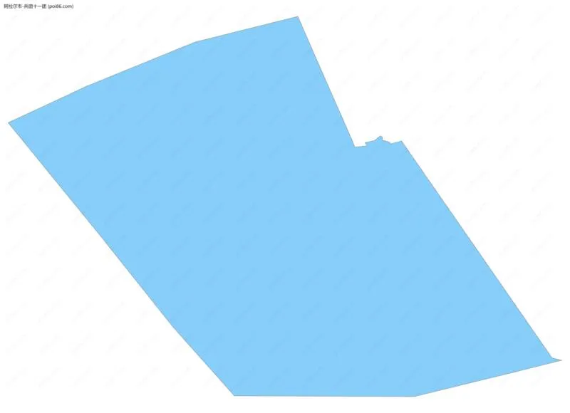 兵团十一团边界地图