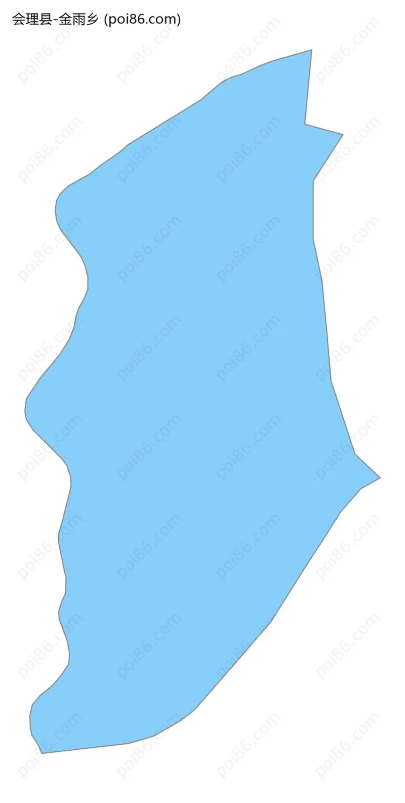 金雨乡边界地图