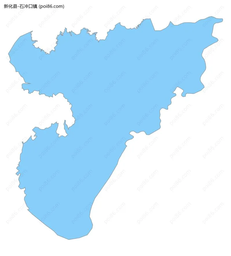 石冲口镇边界地图