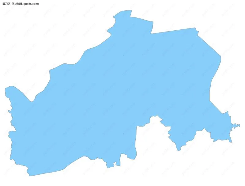 团林铺镇边界地图