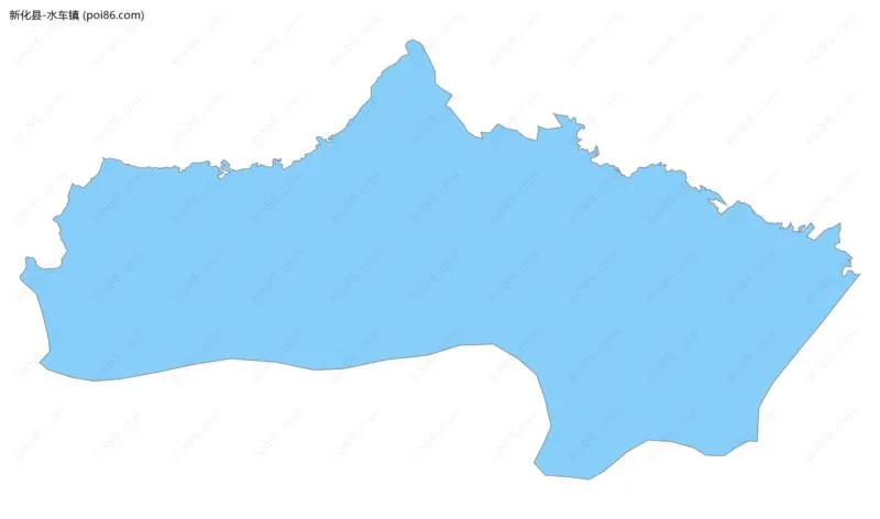 水车镇边界地图