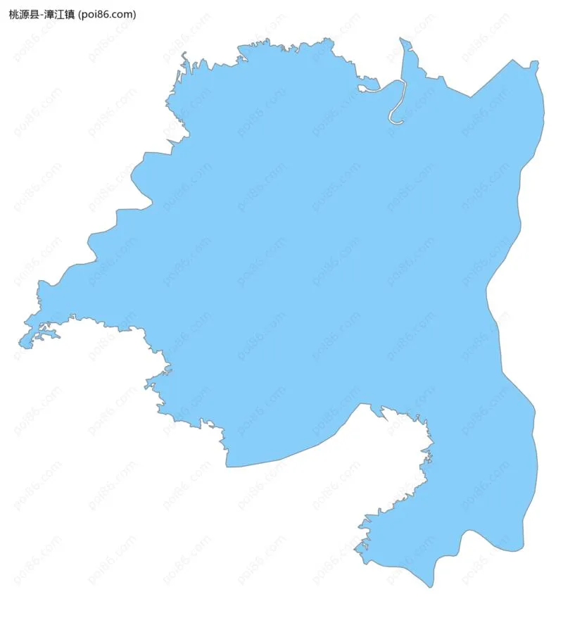 漳江镇边界地图