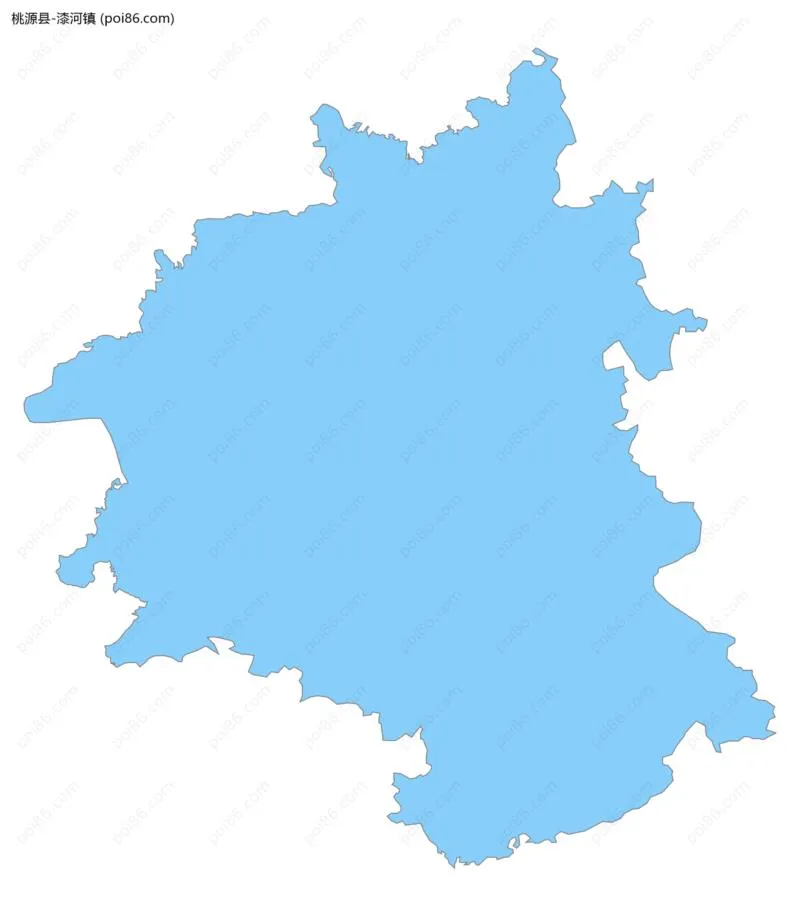 漆河镇边界地图