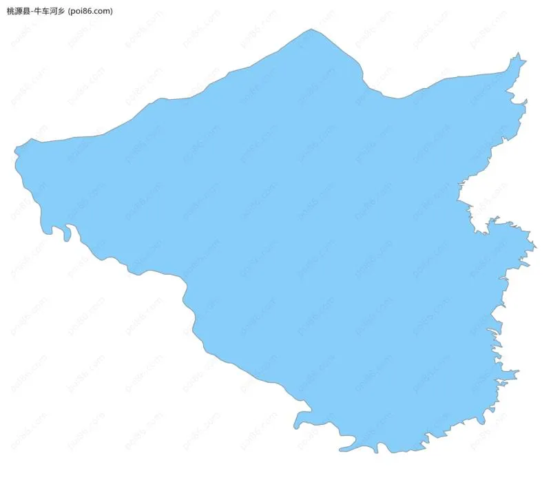 牛车河乡边界地图