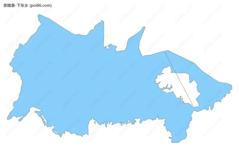 下东乡边界地图
