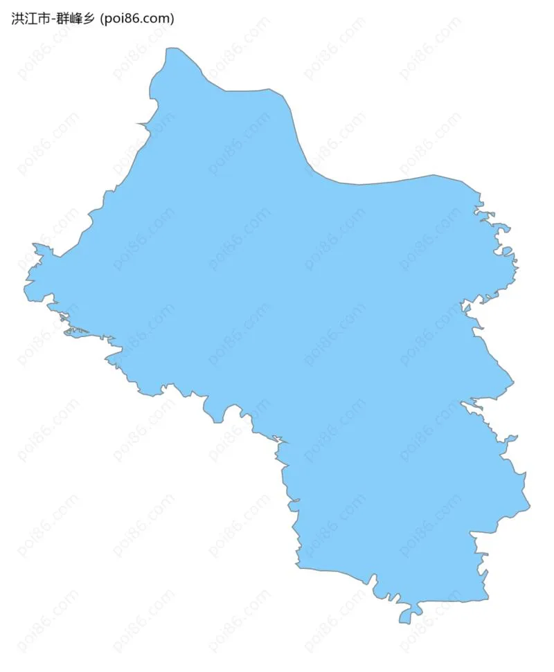 群峰乡边界地图