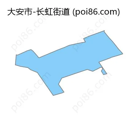 长虹街道边界地图