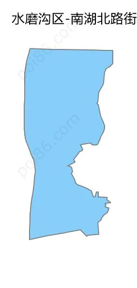 南湖北路街道边界地图