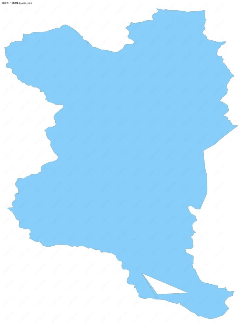 三道湾镇边界地图