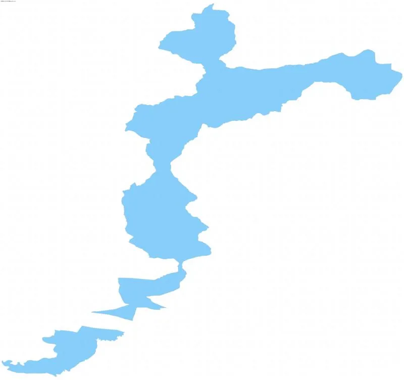 切木尔切克镇边界地图