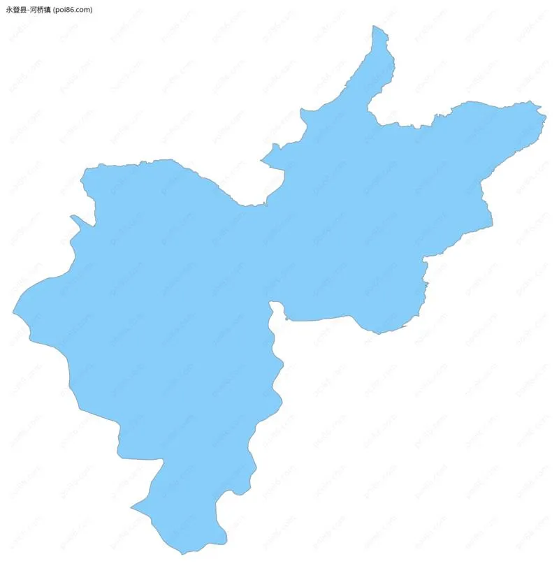 河桥镇边界地图