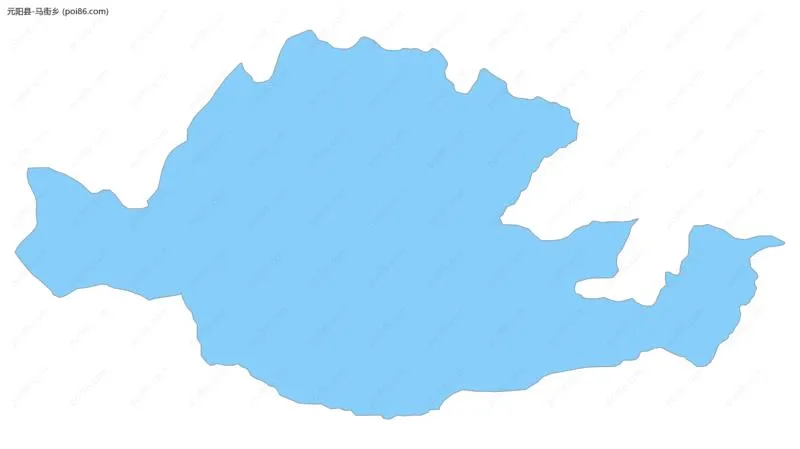 马街乡边界地图