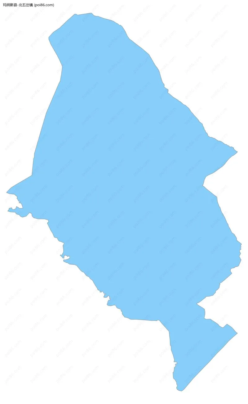 北五岔镇边界地图