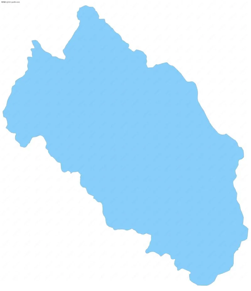 达卡乡边界地图