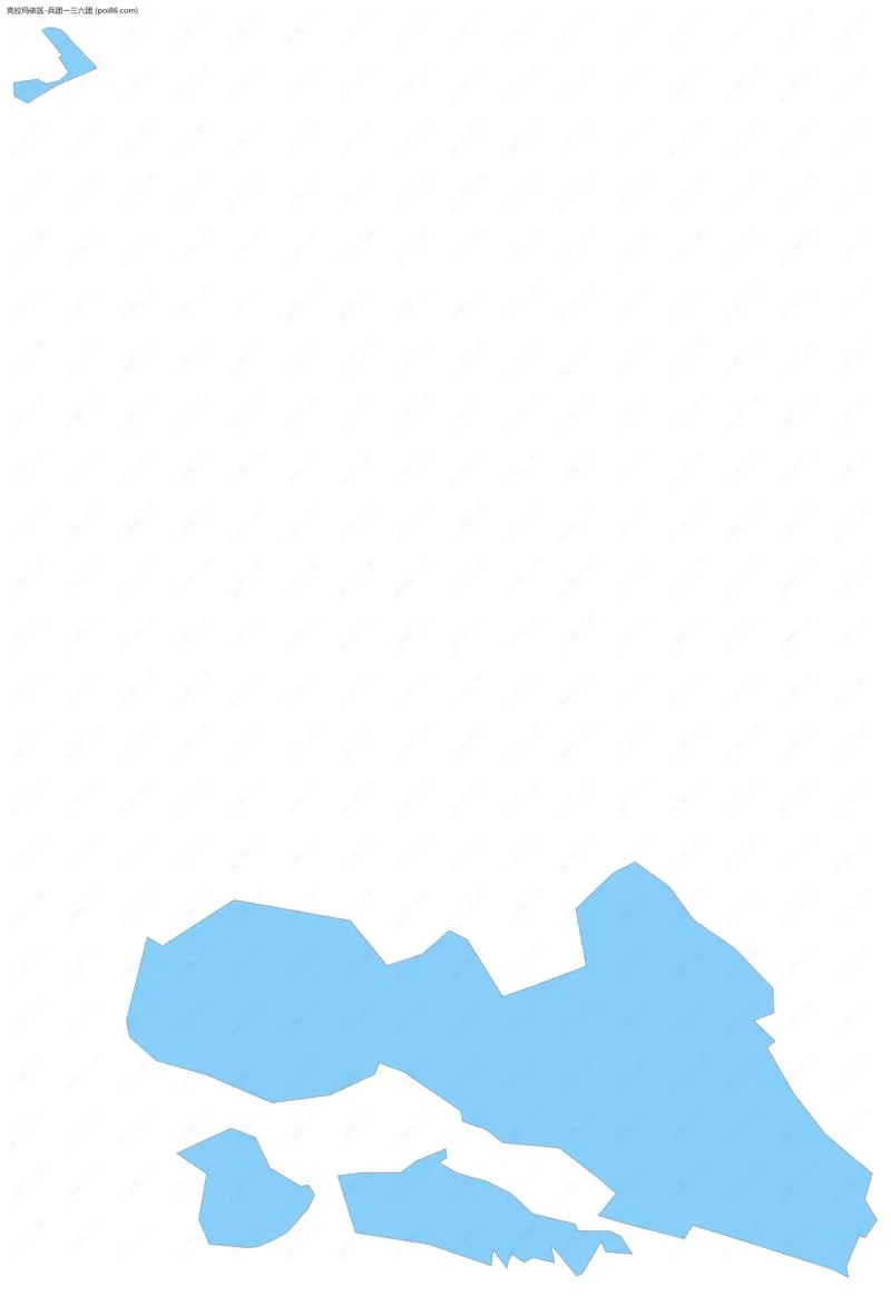 兵团一三六团边界地图