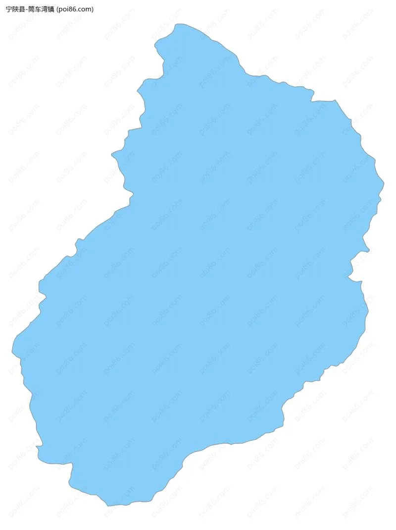 筒车湾镇边界地图