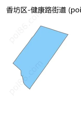 健康路街道边界地图