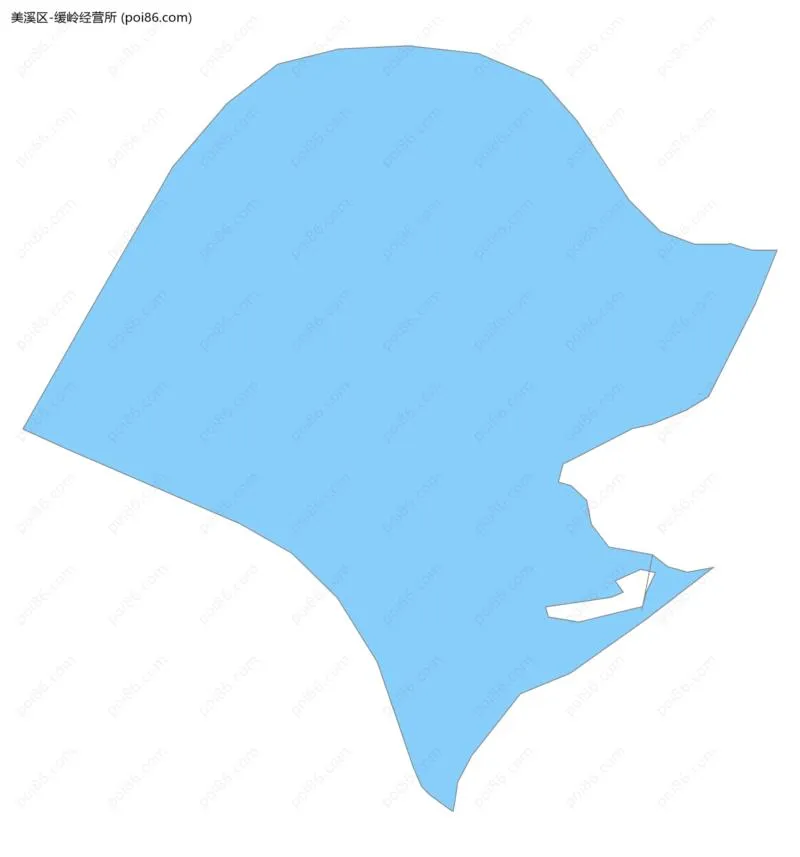 缓岭经营所边界地图