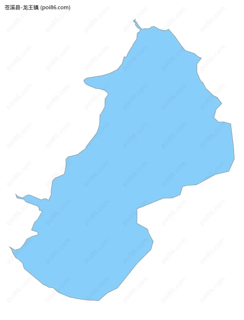 龙王镇边界地图