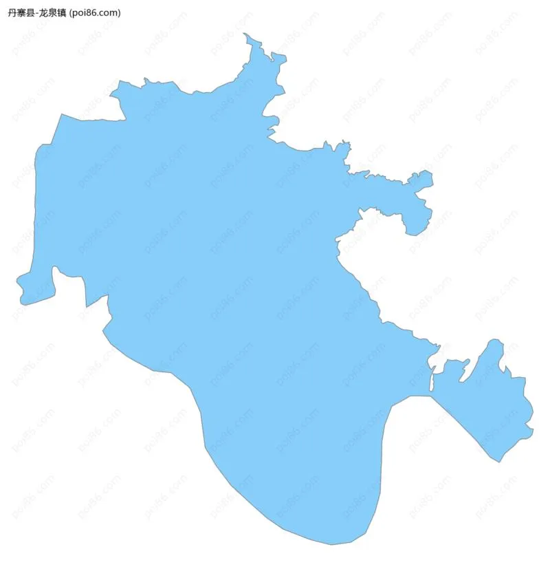 龙泉镇边界地图