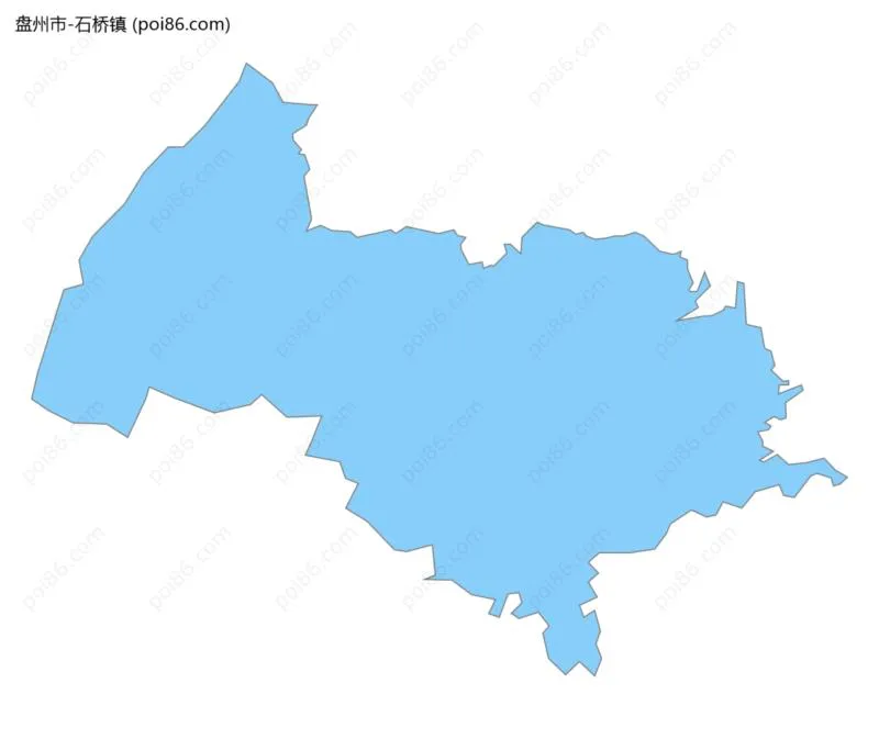 石桥镇边界地图