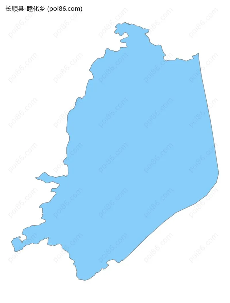 睦化乡边界地图