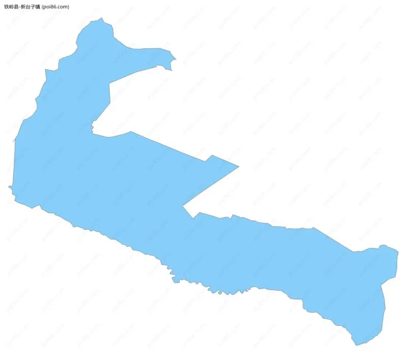 新台子镇边界地图