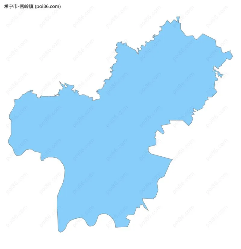 官岭镇边界地图