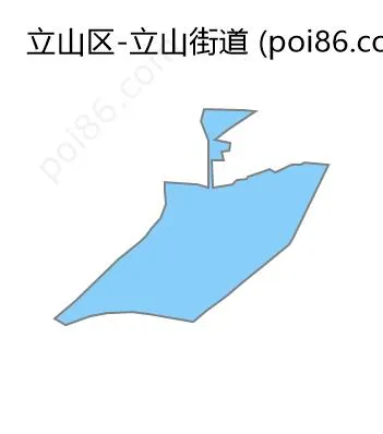 立山街道边界地图