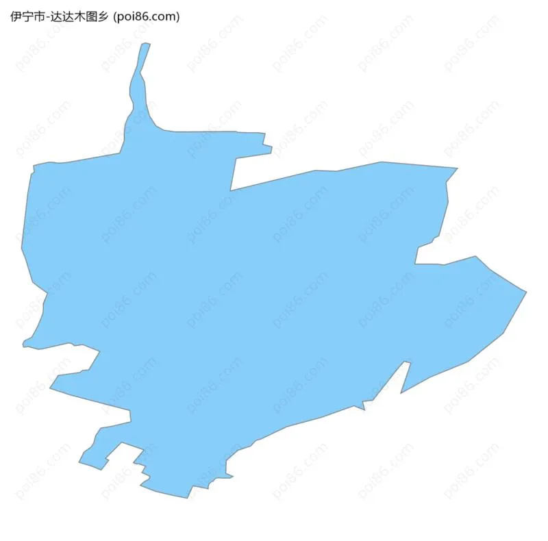 达达木图乡边界地图