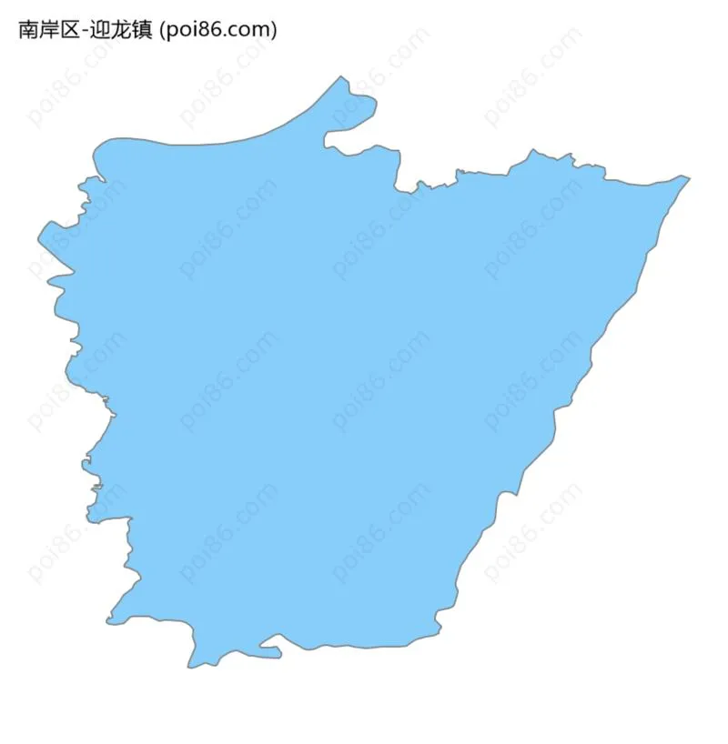 迎龙镇边界地图