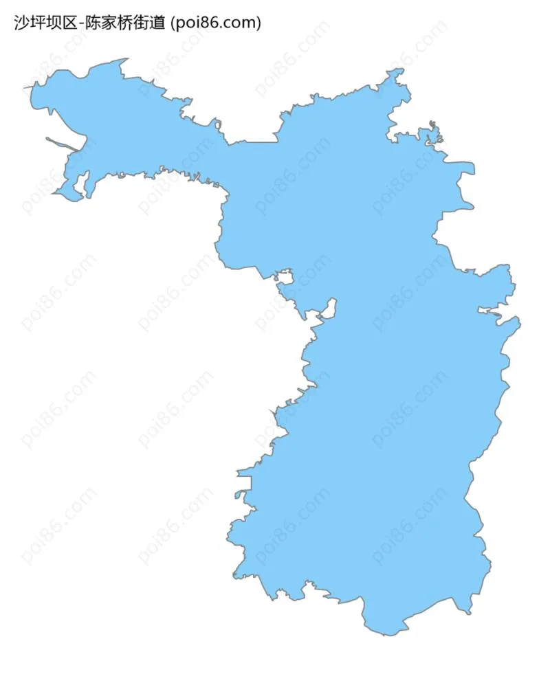 陈家桥街道边界地图