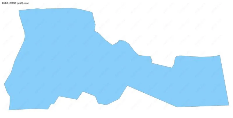 种羊场边界地图