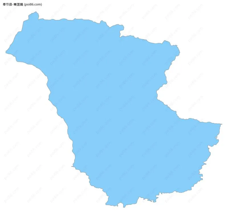 青莲镇边界地图