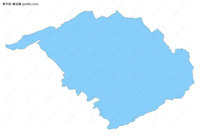 青龙镇边界地图