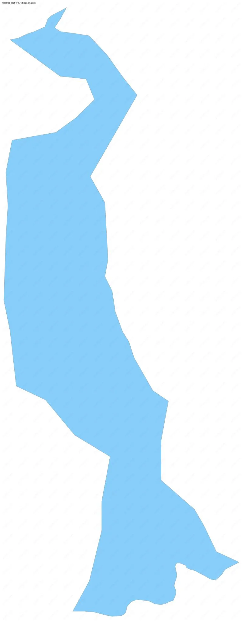 兵团七十八团边界地图