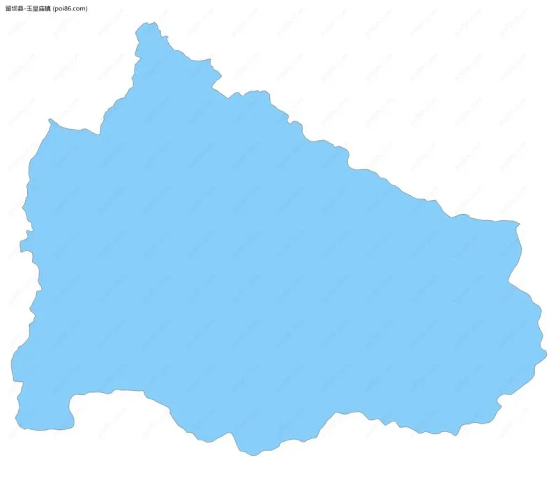 玉皇庙镇边界地图