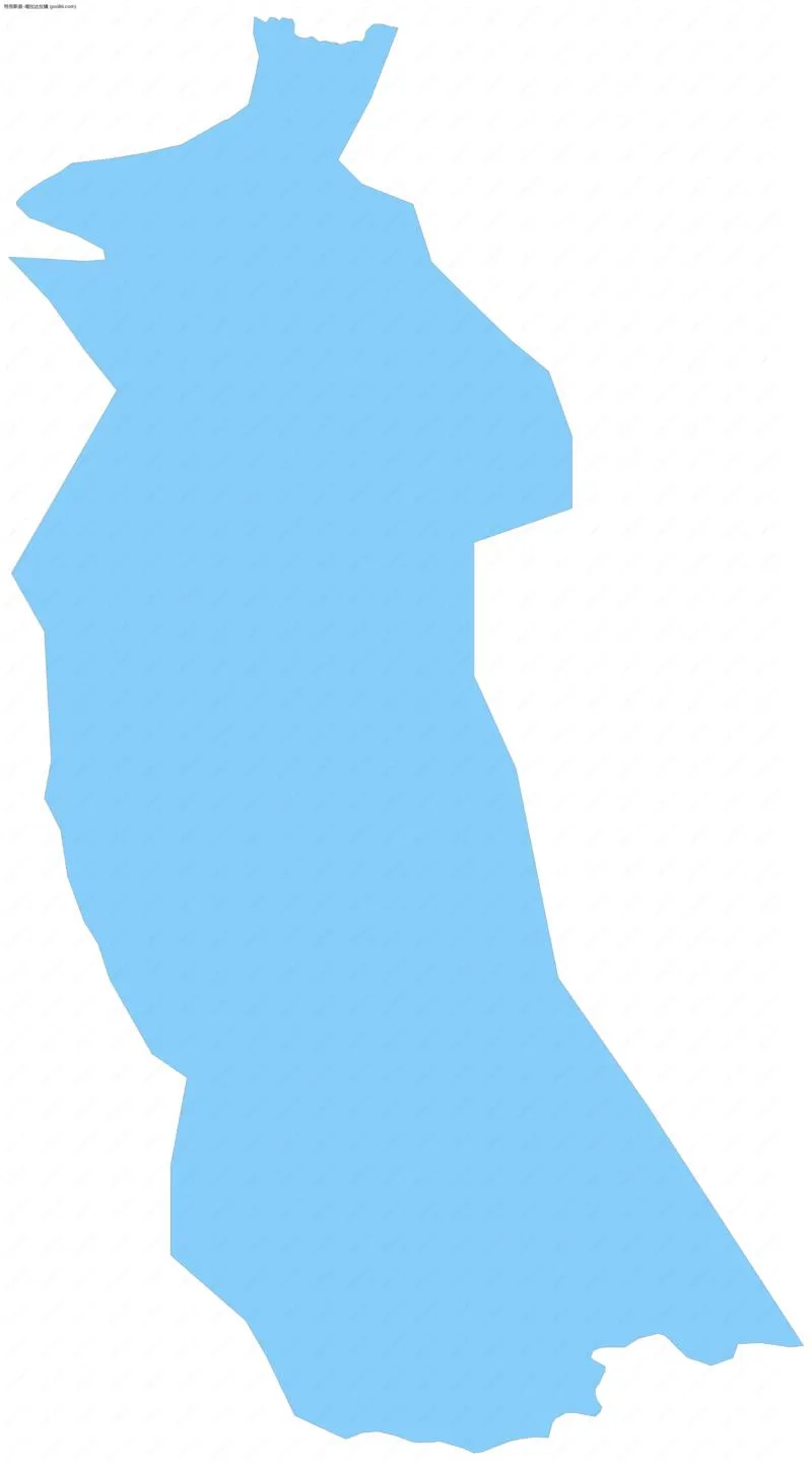 喀拉达拉镇边界地图