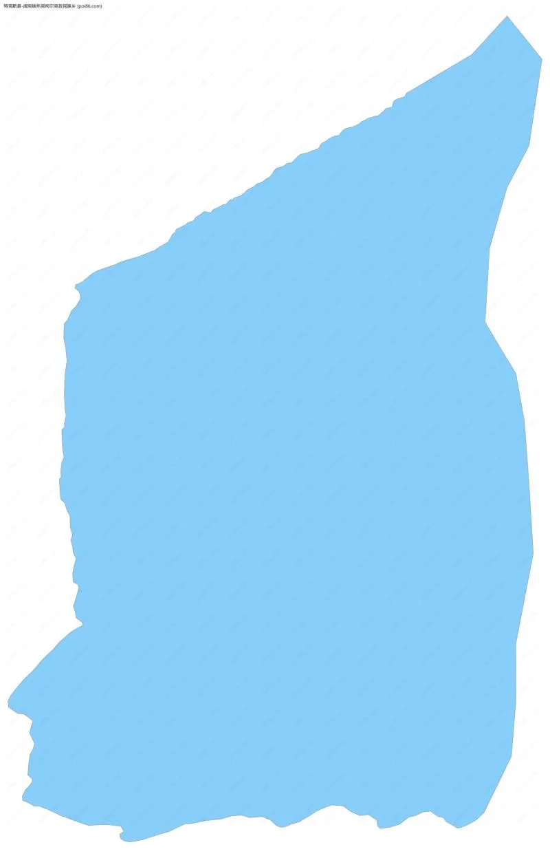 阔克铁热克柯尔克孜民族乡边界地图