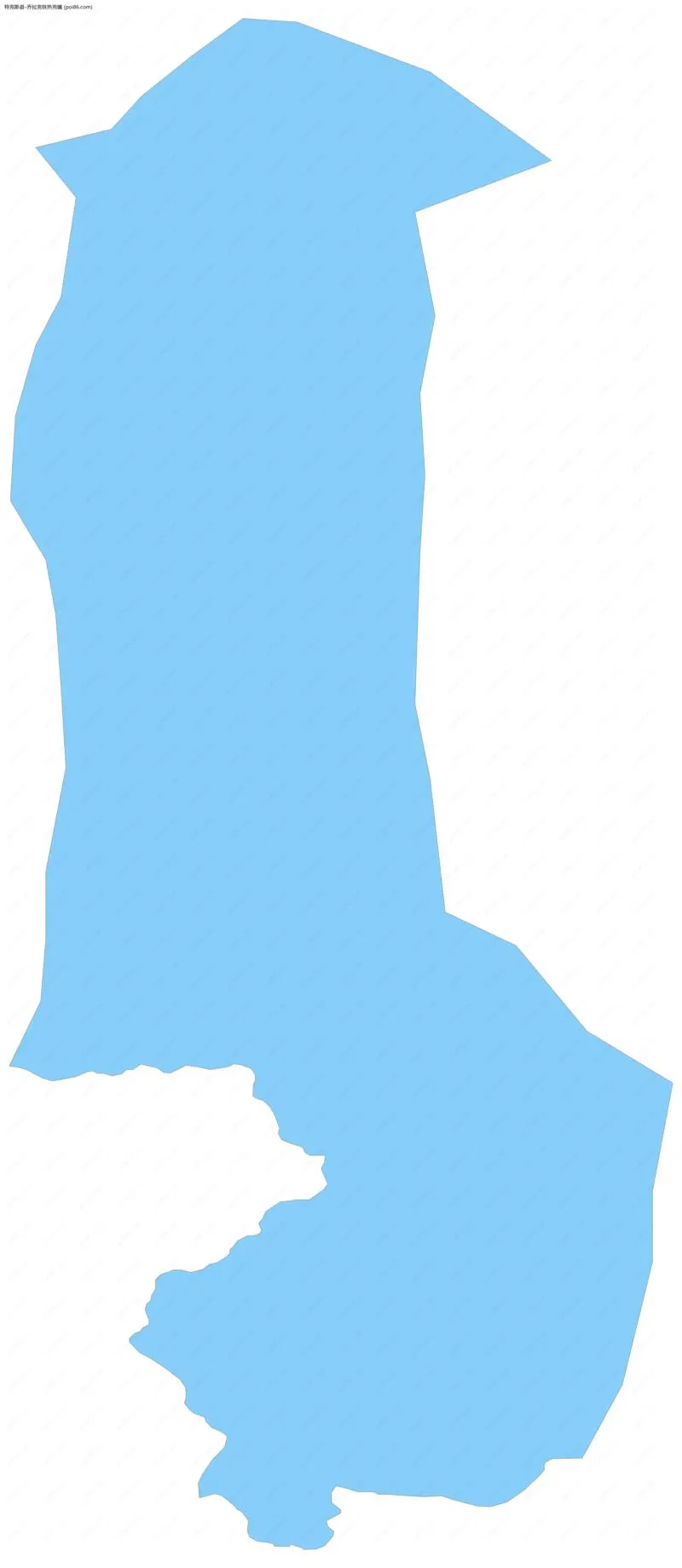 乔拉克铁热克镇边界地图