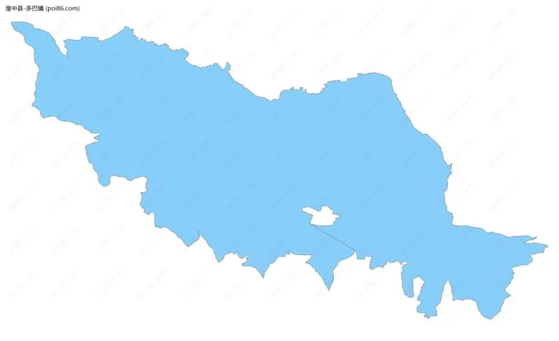 多巴镇边界地图